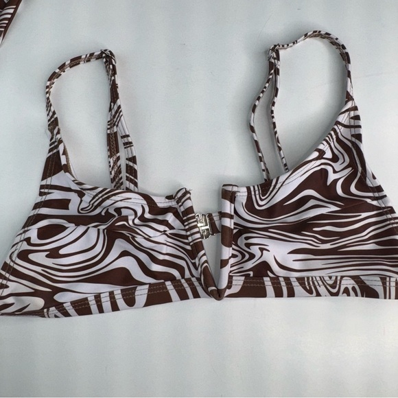 NEW Shein Bikini SET Brown White Animal Print - Picture 11 of 13